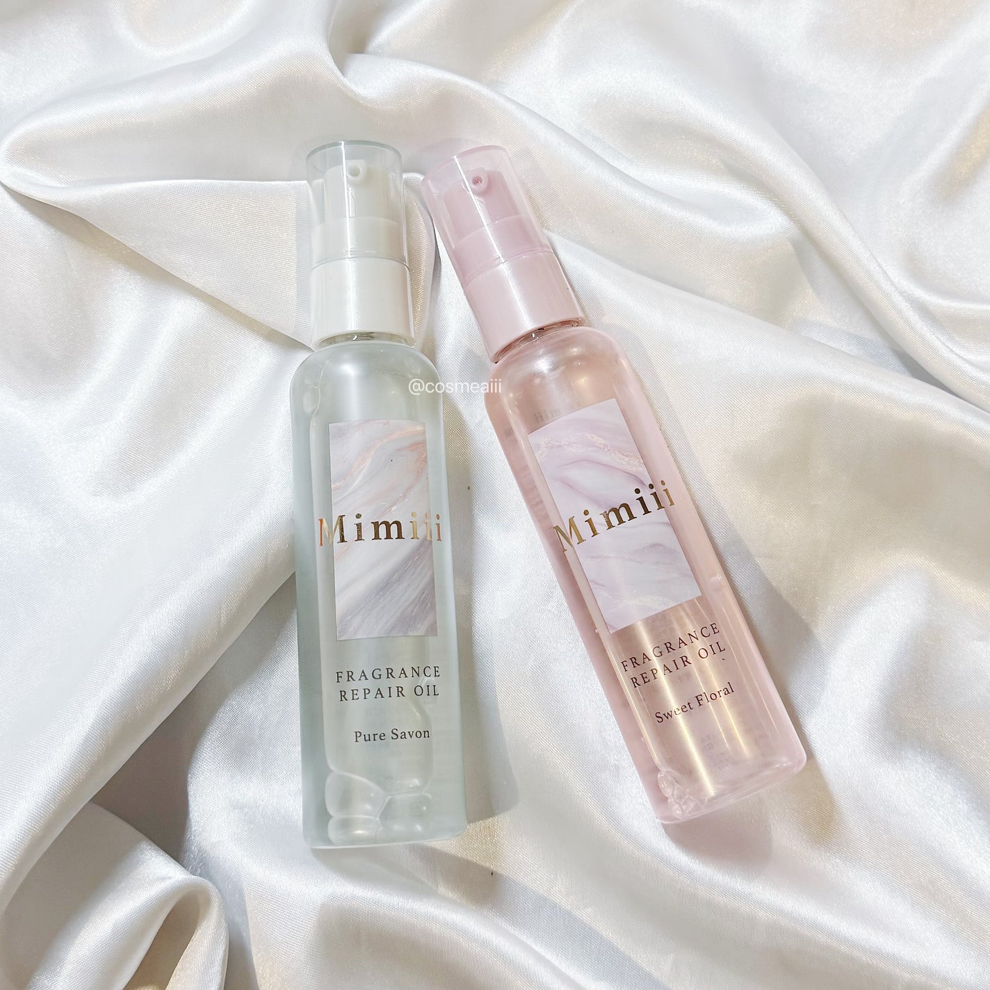 Mimiii フレグランスリペアオイル スウィートフローラル/Cue's/ヘアオイルを使ったクチコミ(2枚目)