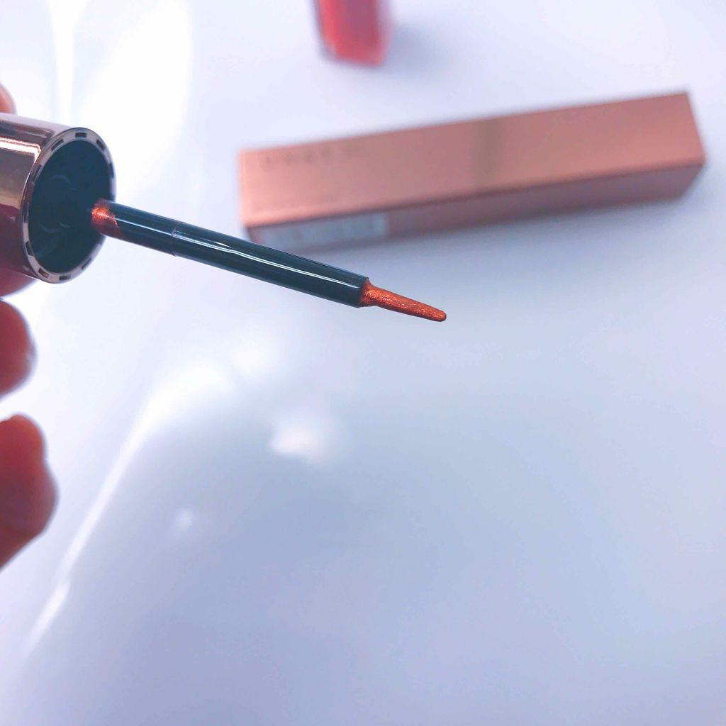 メタリックライナー/LUNASOL/リキッドアイライナーを使ったクチコミ（3枚目）