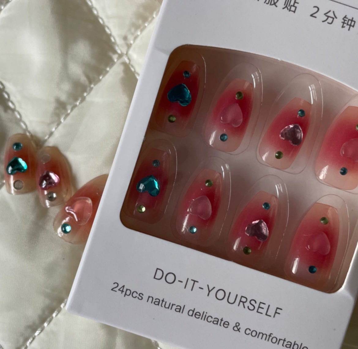 ネイルチップ/SHEIN/ネイルチップ・パーツを使ったクチコミ(2枚目)