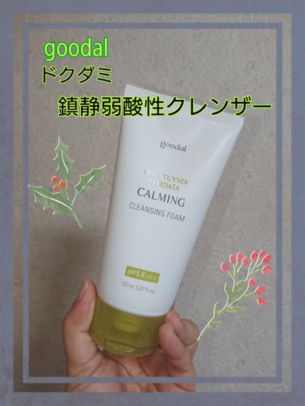 カーミングクレンジングフォーム/goodal/洗顔フォームを使ったクチコミ(1枚目)