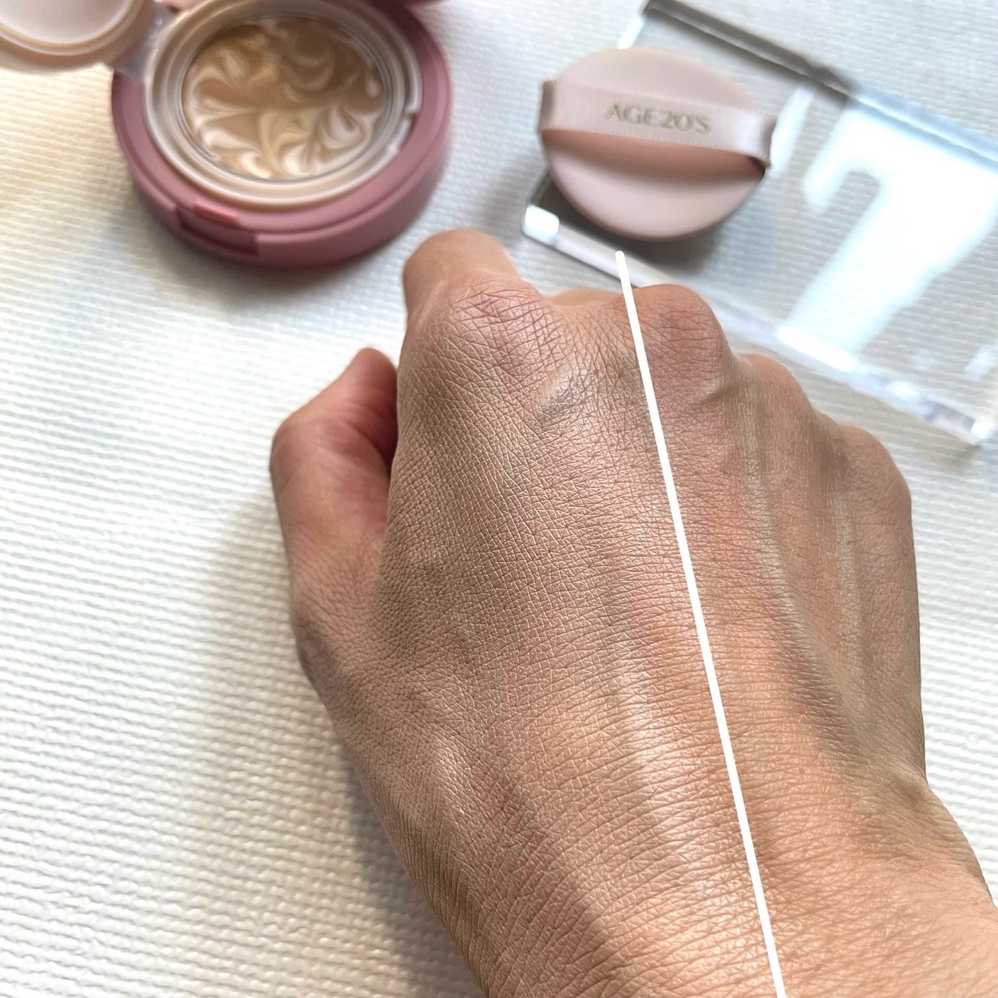ヴェールヌーディ エッセンスパクトグロウ/AGE20’s/クリーム・エマルジョンファンデーションを使ったクチコミ(3枚目)