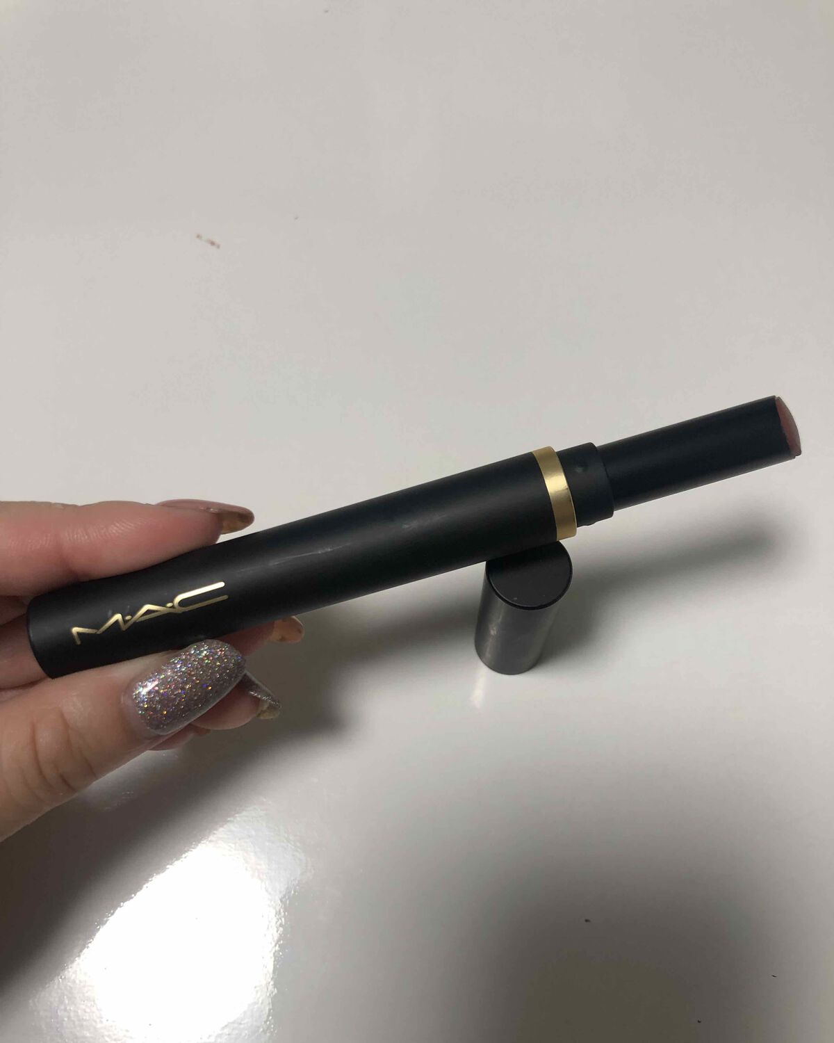 パウダー キス ベルベット ブラー スリム リップスティック/M・A・C/口紅を使ったクチコミ（1枚目）