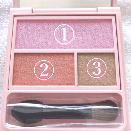 フーミー アイシャドウパレット/WHOMEE/アイシャドウパレットを使ったクチコミ(2枚目)