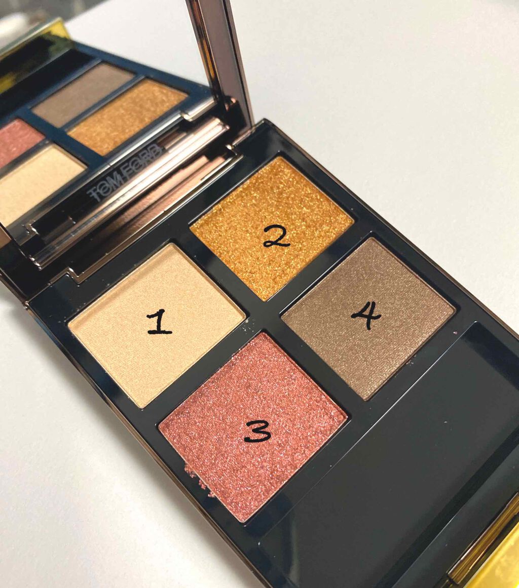 アイ カラー クォード/TOM FORD BEAUTY/アイシャドウパレットを使ったクチコミ(2枚目)