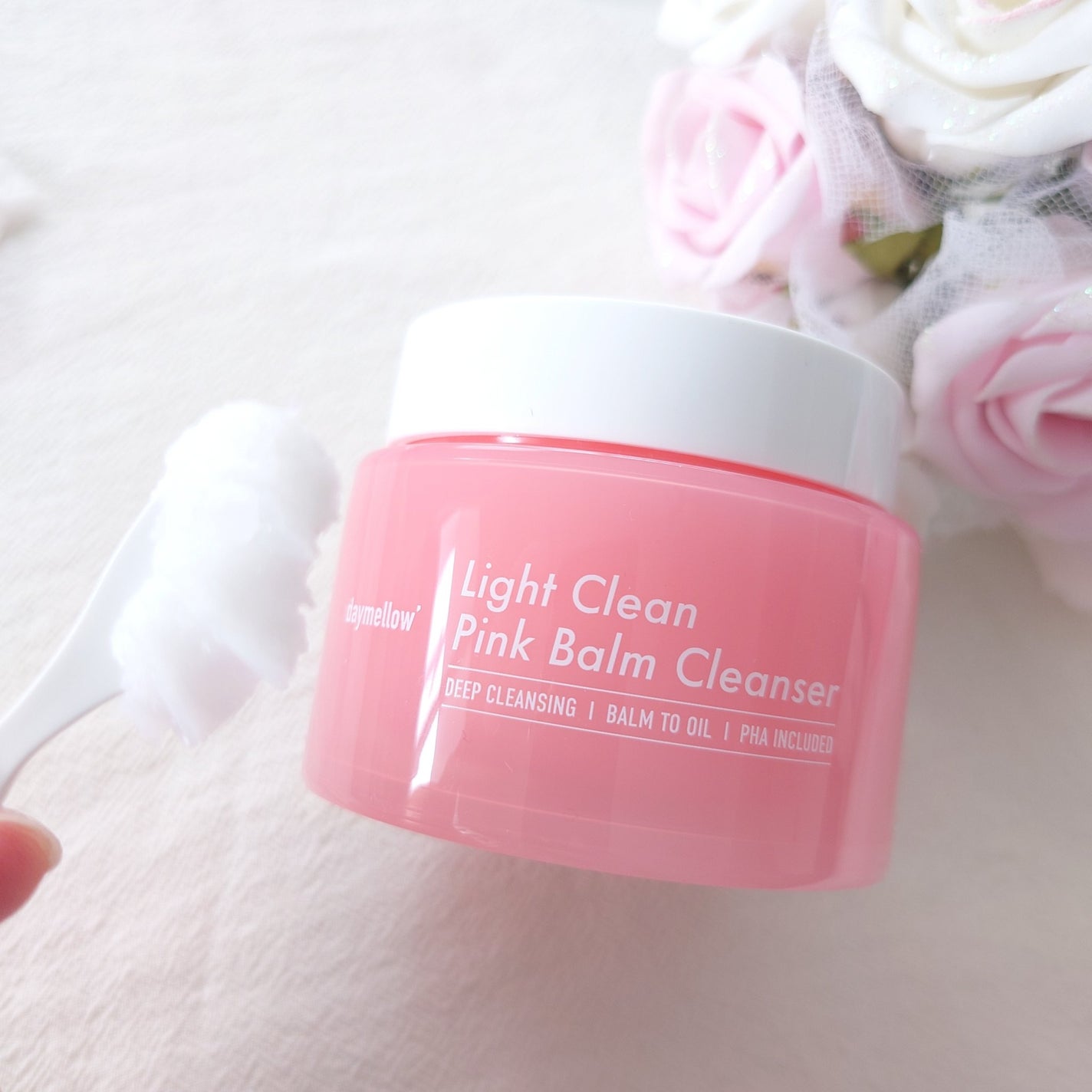 ライトクリーンピンクバームクレンザー/daymellow’/クレンジングクリームを使ったクチコミ(4枚目)