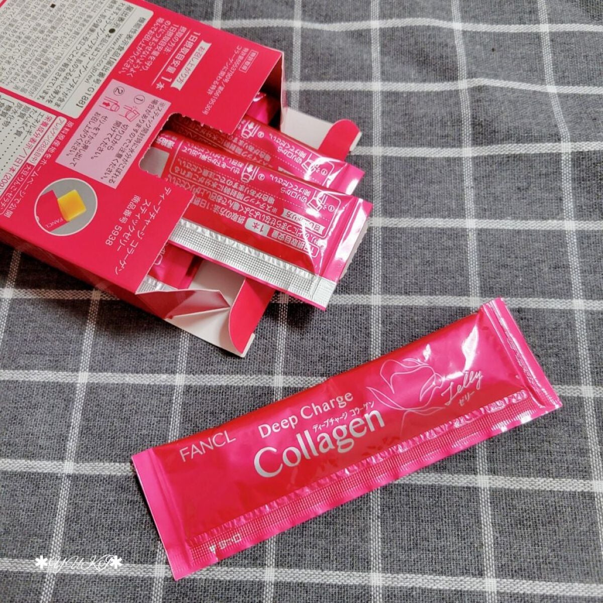 ディープチャージ コラーゲン スティックゼリー/ファンケル/美容サプリメントを使ったクチコミ(4枚目)