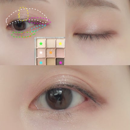 KEYBO FALL IN LOVE SHADOW PALETTE/keybo/アイシャドウパレットを使ったクチコミ(7枚目)