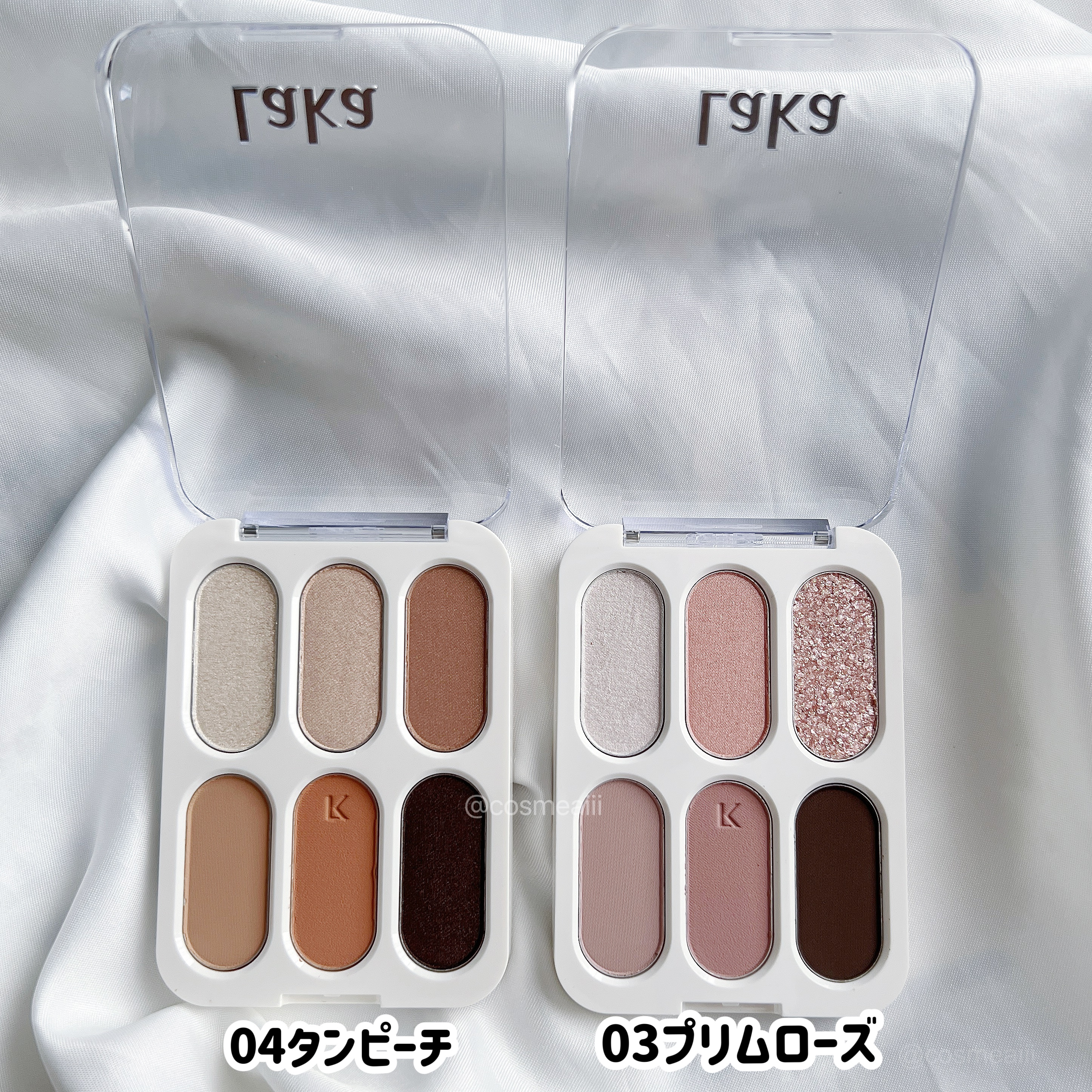 フォーエバー6アイパレット/Laka/アイシャドウパレットを使ったクチコミ（2枚目）