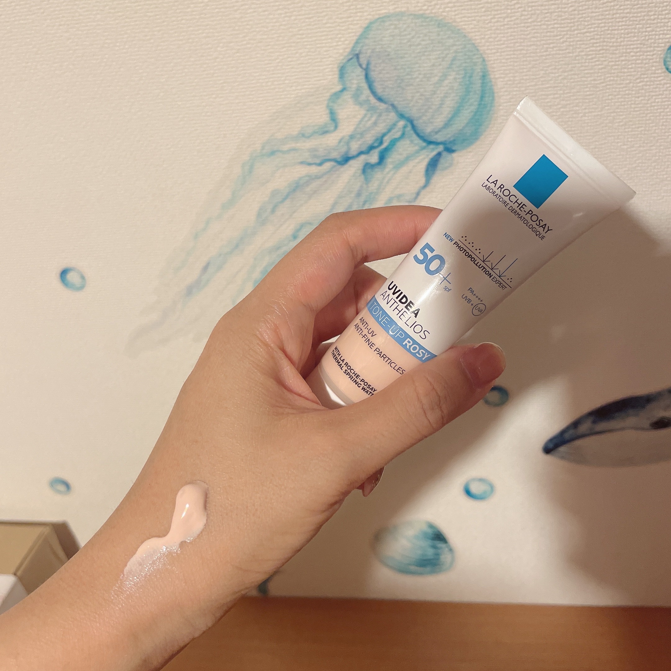 UVイデア XL プロテクショントーンアップ ローズ/ラ ロッシュ ポゼ/日焼け止めクリームを使ったクチコミ（3枚目）