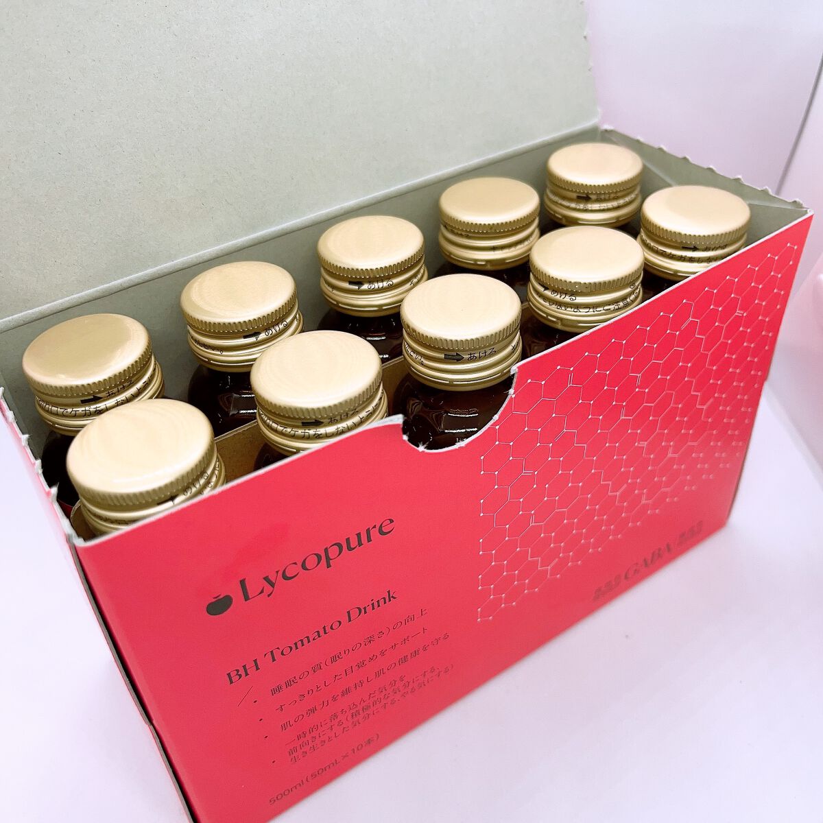 BH トマトドリンク/リコピュア/美容ドリンクを使ったクチコミ(2枚目)