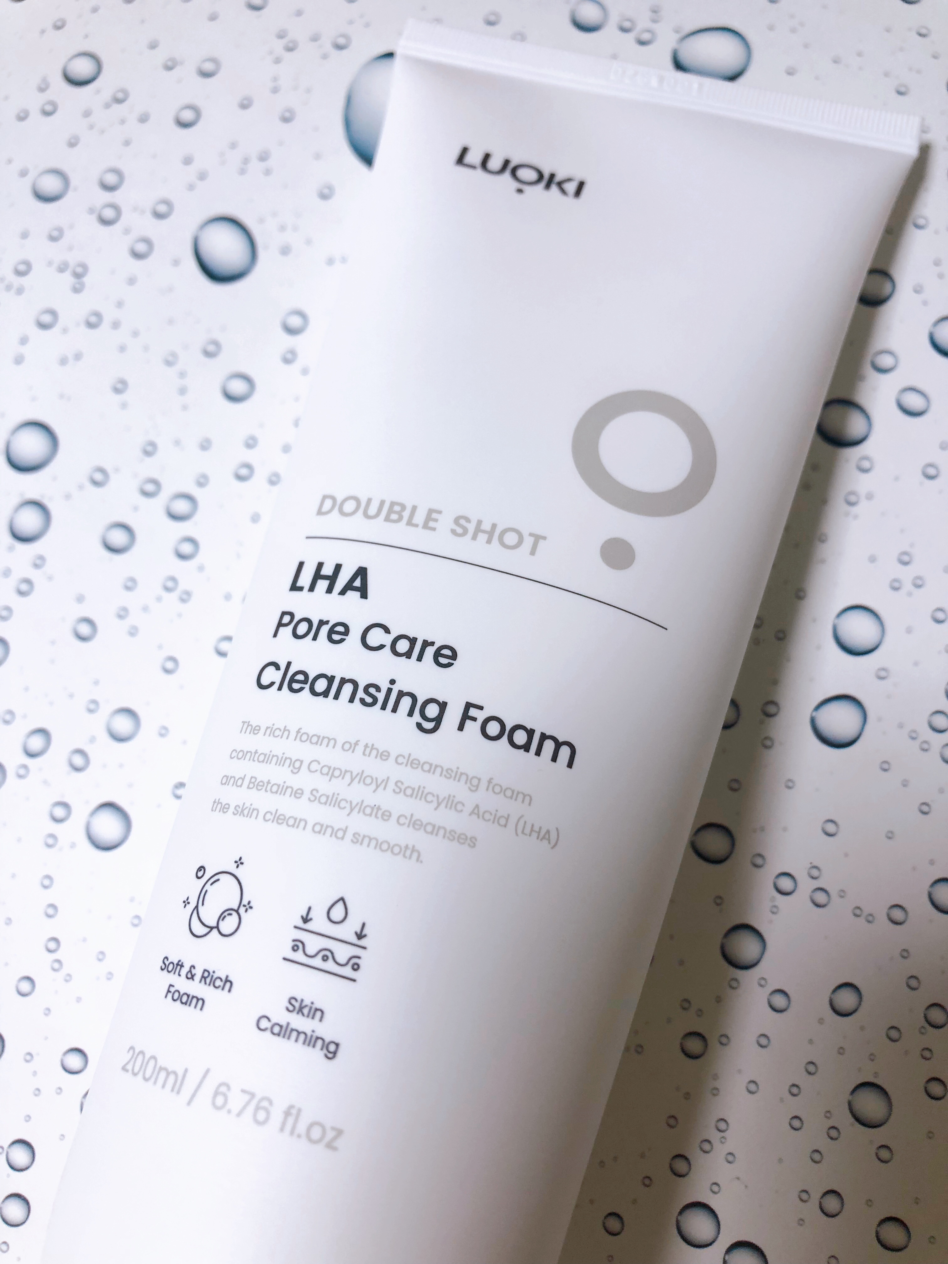 ダブルショットLHA毛穴ケアクレンジングフォーム /LUOKI/クレンジングクリームを使ったクチコミ（2枚目）