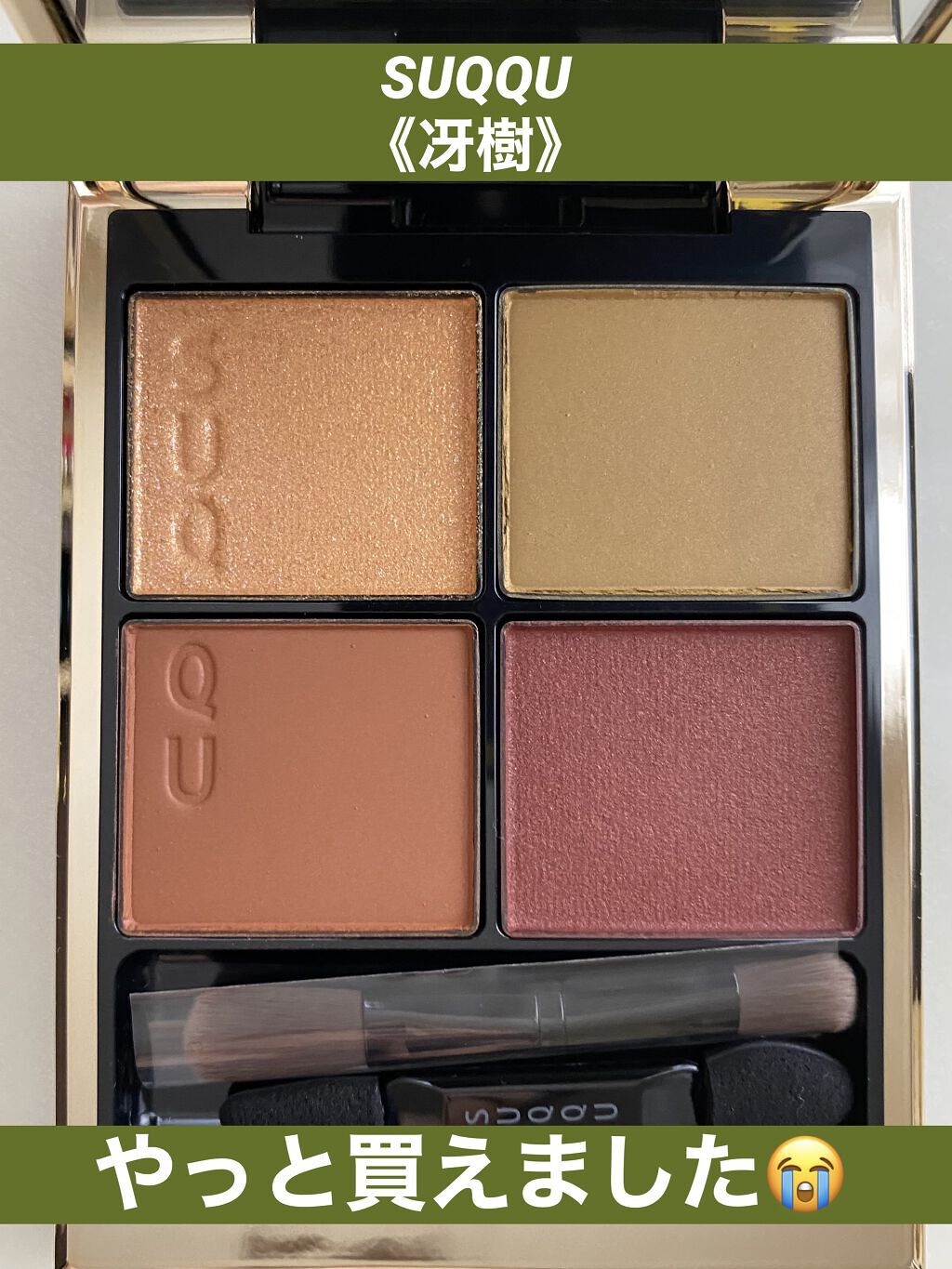 シグニチャー カラー アイズ/SUQQU/アイシャドウパレットを使ったクチコミ（1枚目）