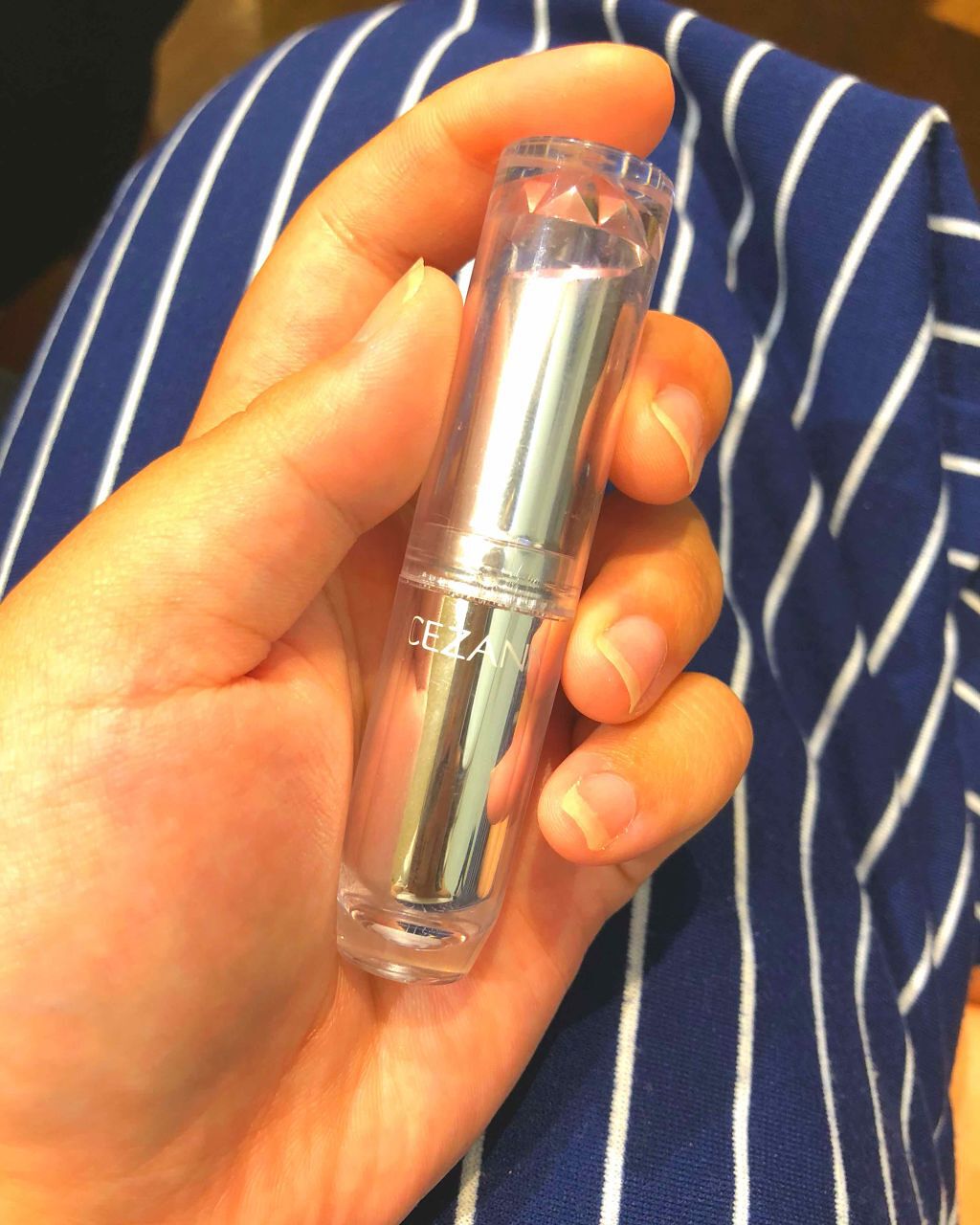 ラスティンググロスリップ/CEZANNE/口紅を使ったクチコミ（1枚目）