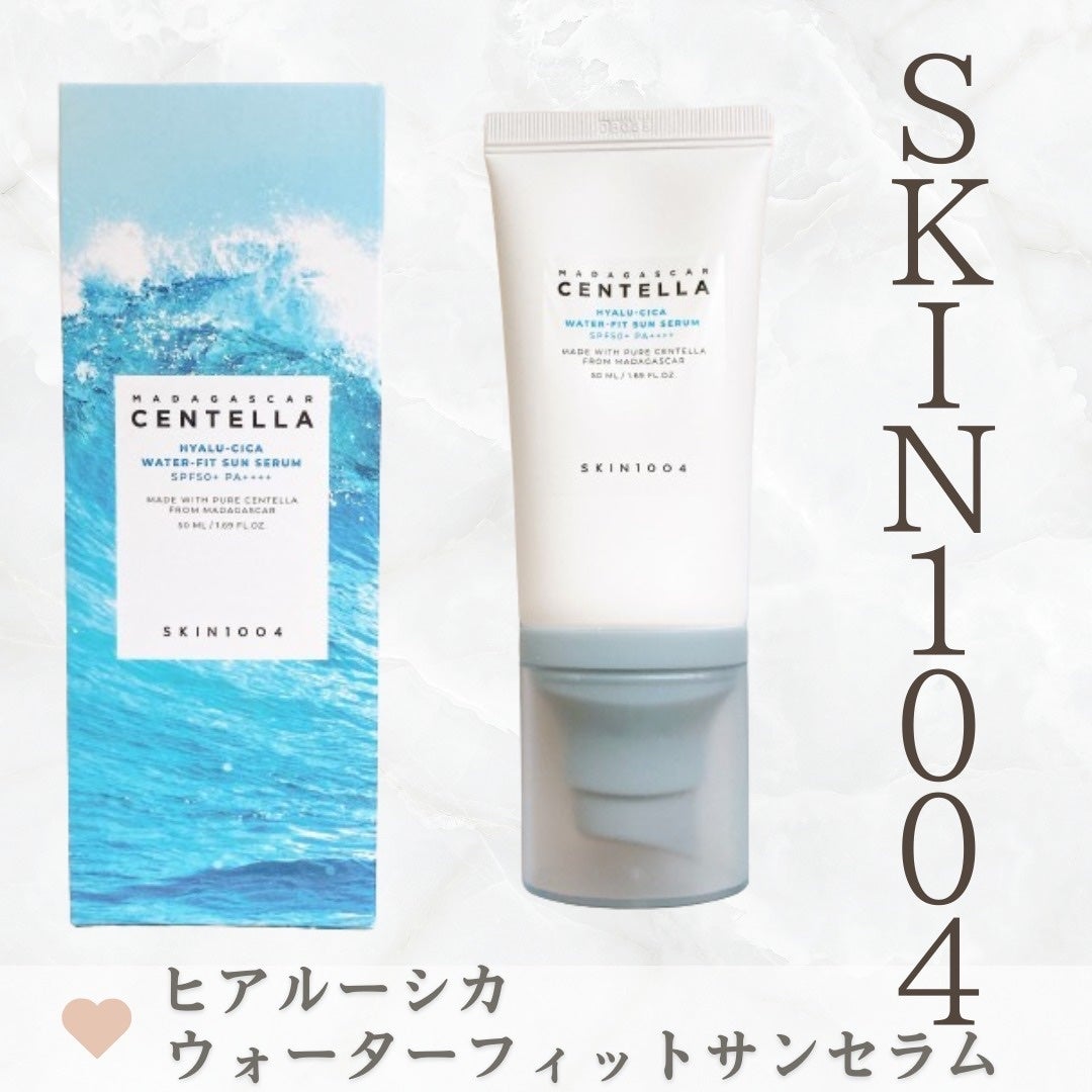 ヒアルーシカ ウォーターフィット サンセラム/SKIN1004/日焼け止めローションを使ったクチコミ(1枚目)