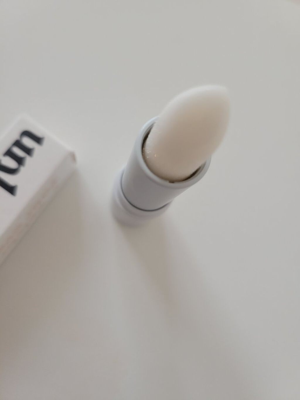 グレイシャーヴィーガンリップバーム NO.1  SNOW FROST スノウフロスト/unleashia/リップバームを使ったクチコミ（3枚目）