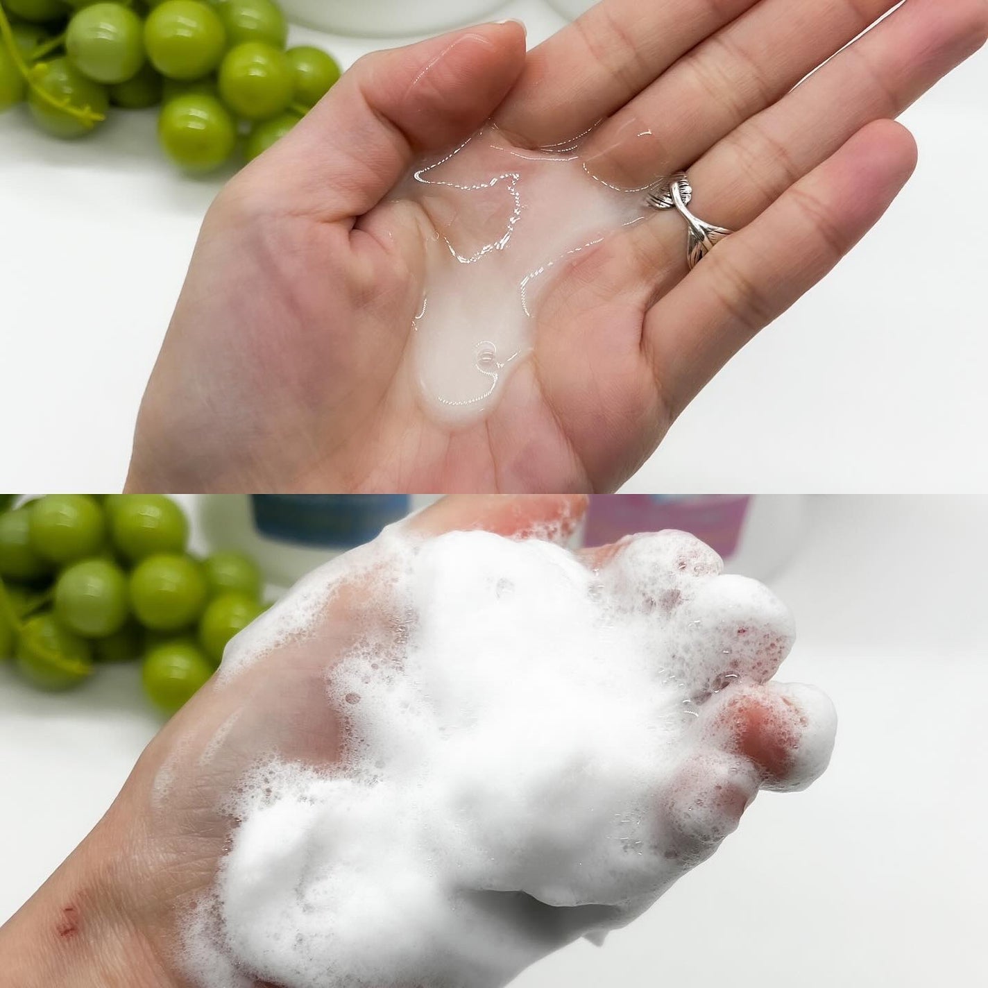 クリームケア ボディウォッシュ W保水美肌 リラクシングソープの香り/ニベア/ボディソープを使ったクチコミ(2枚目)