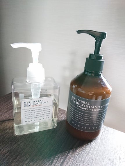 ハーバル ボディ&ハンドローション ラベンダー/ローズマリー/MARKS&WEB/ボディローションを使ったクチコミ(1枚目)