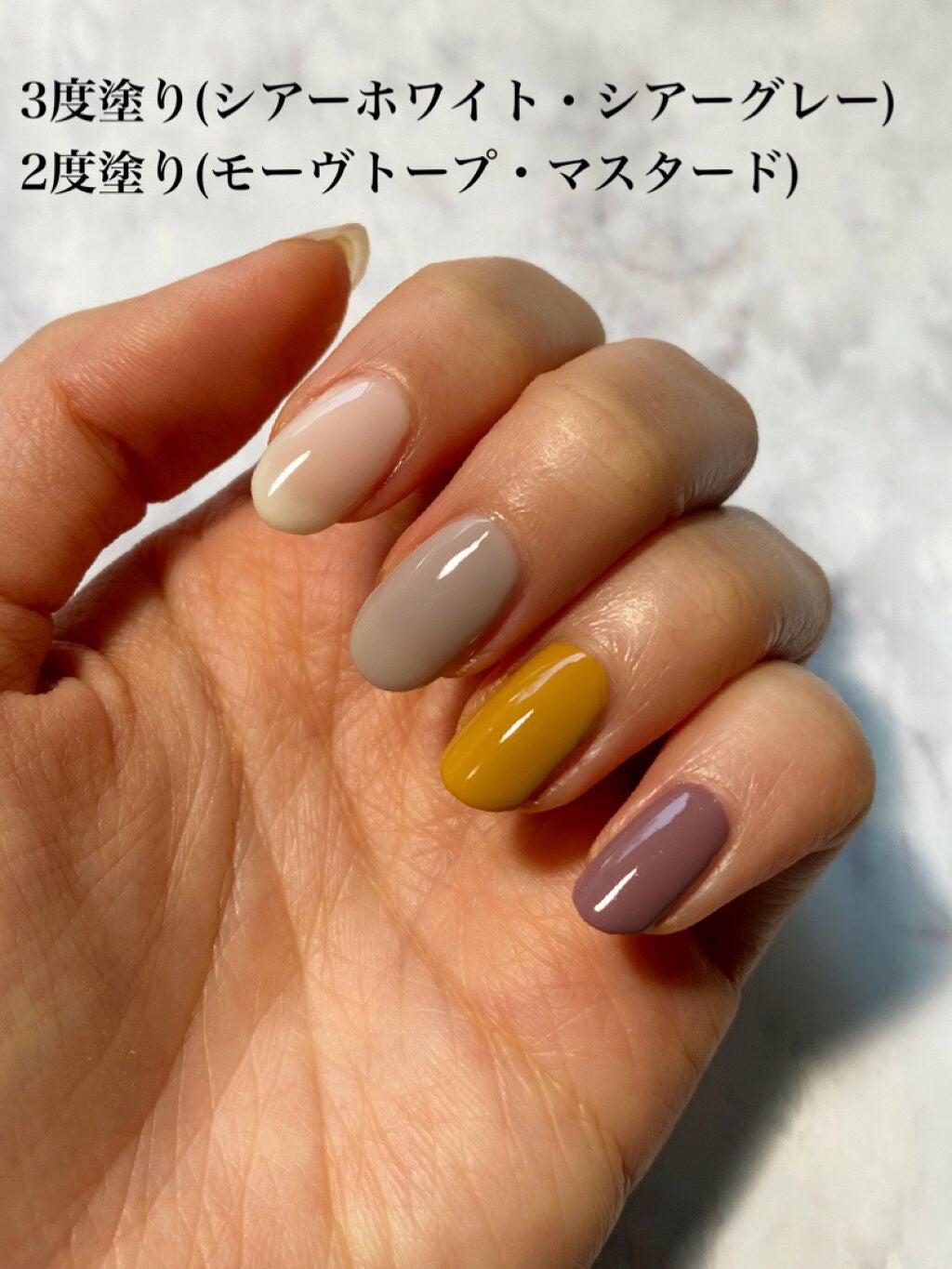 しずく ネイルポリッシュ/キャンドゥ/マニキュアを使ったクチコミ(4枚目)