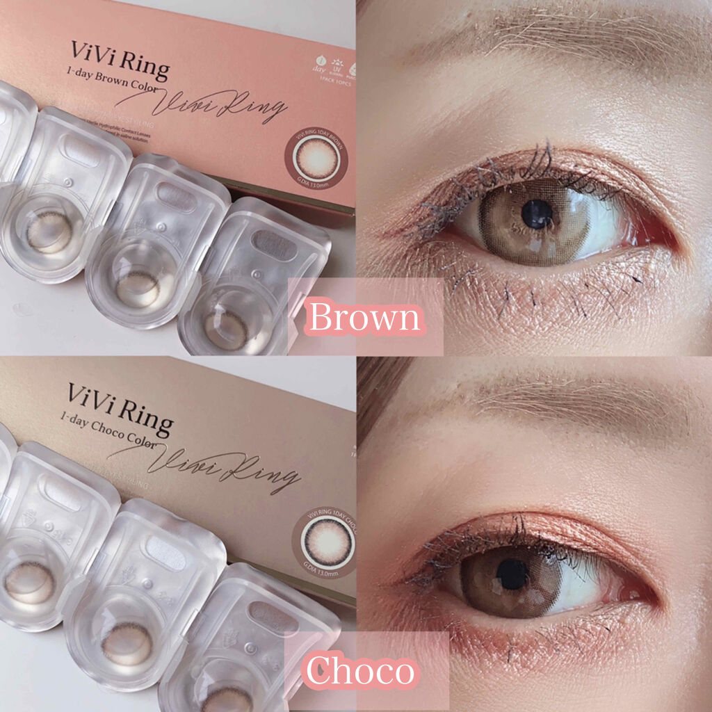 ViVi Ring 1day/OLENS/ワンデー（１DAY）カラコンを使ったクチコミ（2枚目）