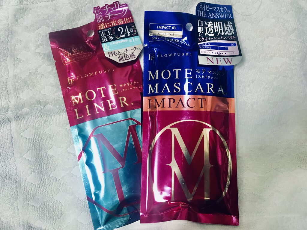 モテマスカラ IMPACT 3/UZU BY FLOWFUSHI/マスカラを使ったクチコミ（3枚目）