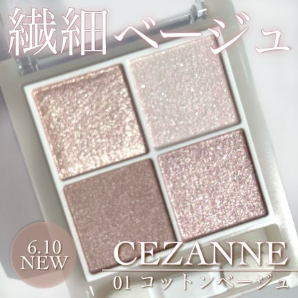 ペールトーンアイシャドウ/CEZANNE/アイシャドウを使ったクチコミ(1枚目)