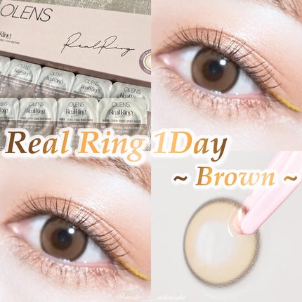 Real Ring 1day/OLENS/ワンデー(1DAY)カラコンを使ったクチコミ(1枚目)