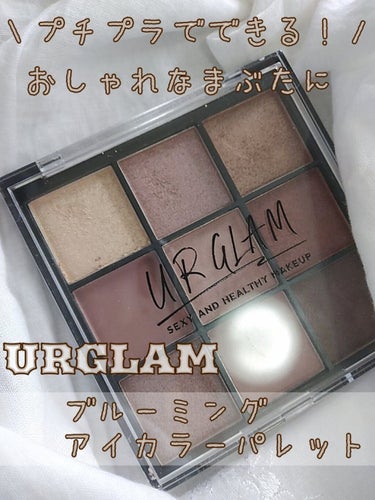 UR GLAM　BLOOMING EYE COLOR PALETTE/U R GLAM/アイシャドウパレットを使ったクチコミ（1枚目）