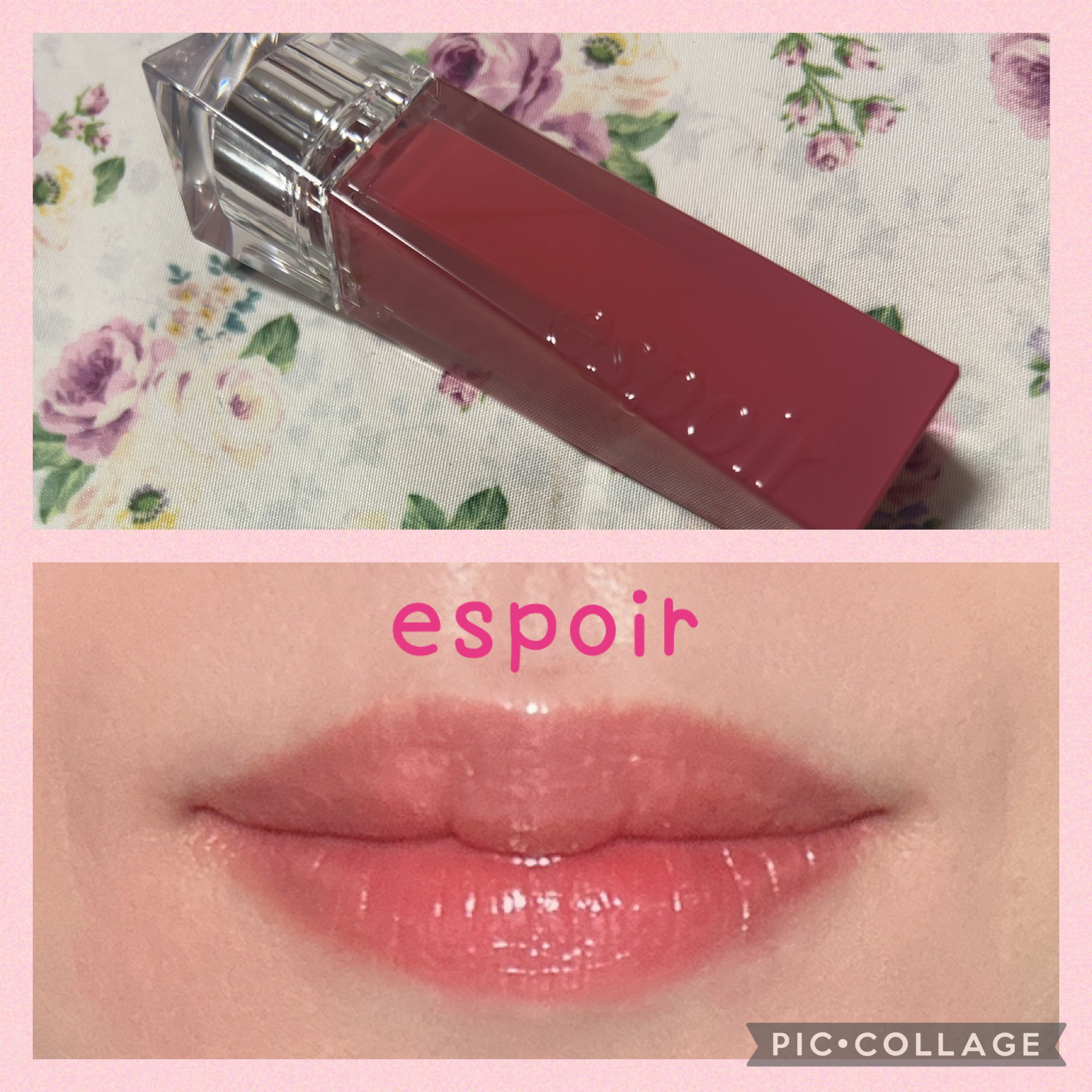 クチュールリップティントグレイズ チリンチリン/espoir/リップティントを使ったクチコミ（1枚目）