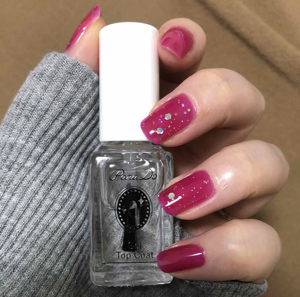 ジェルトップコート/パラドゥ/ジェルネイルを使ったクチコミ（1枚目）