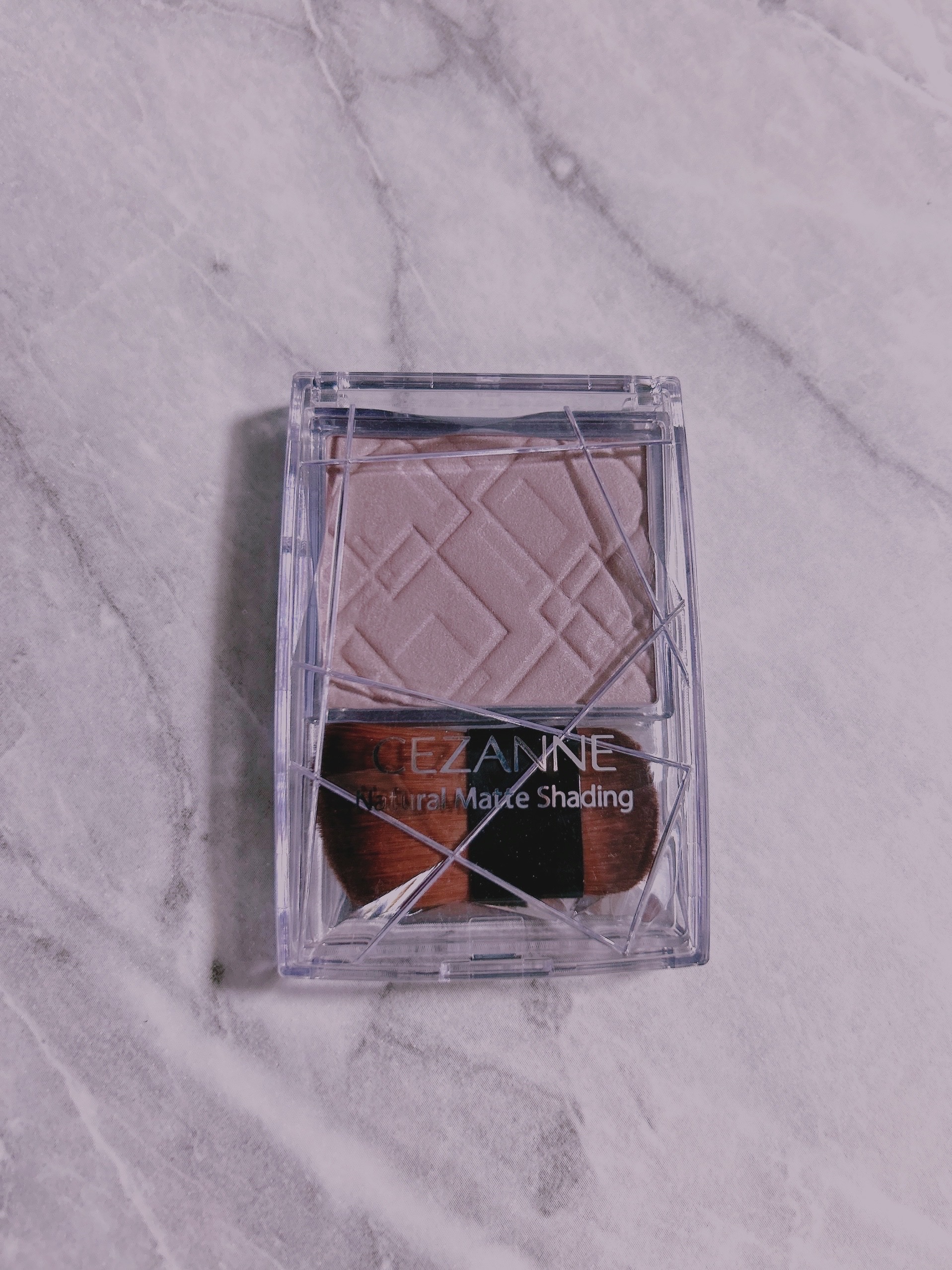ナチュラルマットシェーディング/CEZANNE/シェーディングを使ったクチコミ（1枚目）