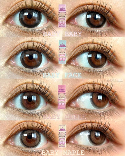 ベイビーモテコン/モテコン/カラーコンタクトレンズを使ったクチコミ(3枚目)