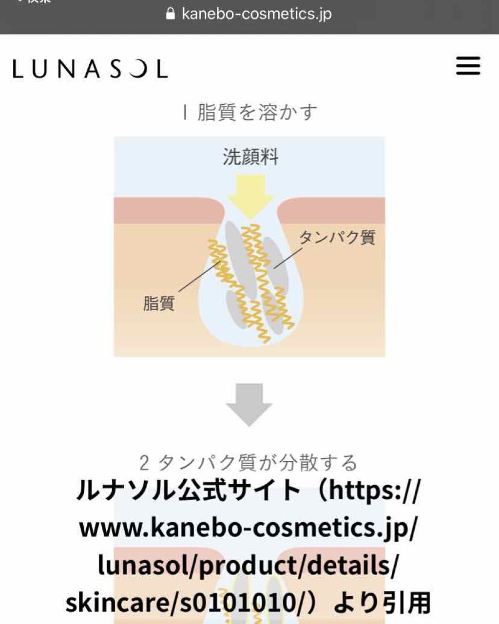 スムージングジェルウォッシュ/LUNASOL/その他洗顔料を使ったクチコミ（3枚目）