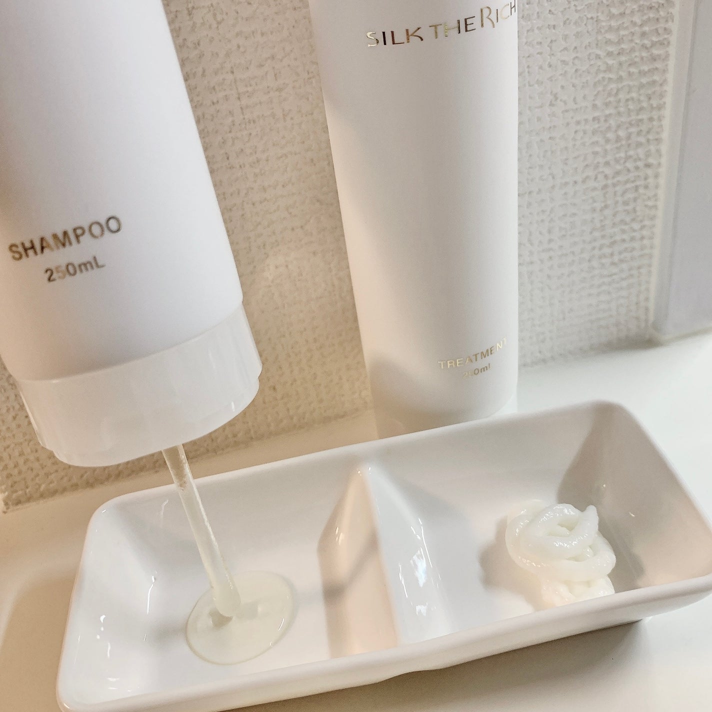 SILK THE RICH モイスト&リペア シャンプー・トリートメント/SILK THE RICH/市販シャンプーを使ったクチコミ(2枚目)