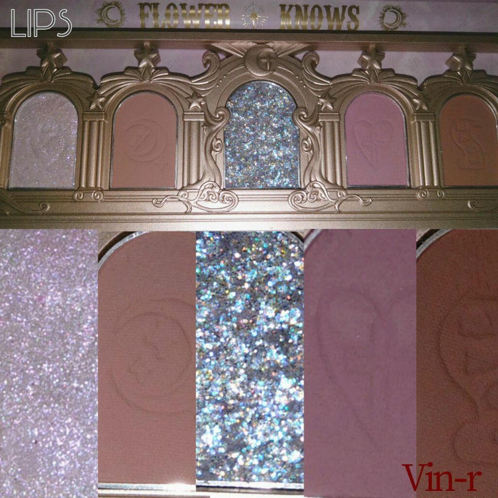 ローズユニコーンシリーズ アイシャドウパレット/FlowerKnows/アイシャドウパレットを使ったクチコミ(2枚目)