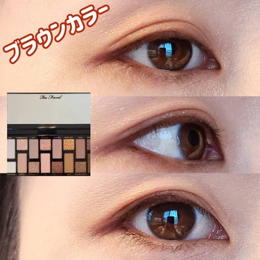 ボーン ディス ウェイ ザ ナチュラル ヌード アイシャドウ パレット/Too Faced/パウダーアイシャドウを使ったクチコミ（3枚目）