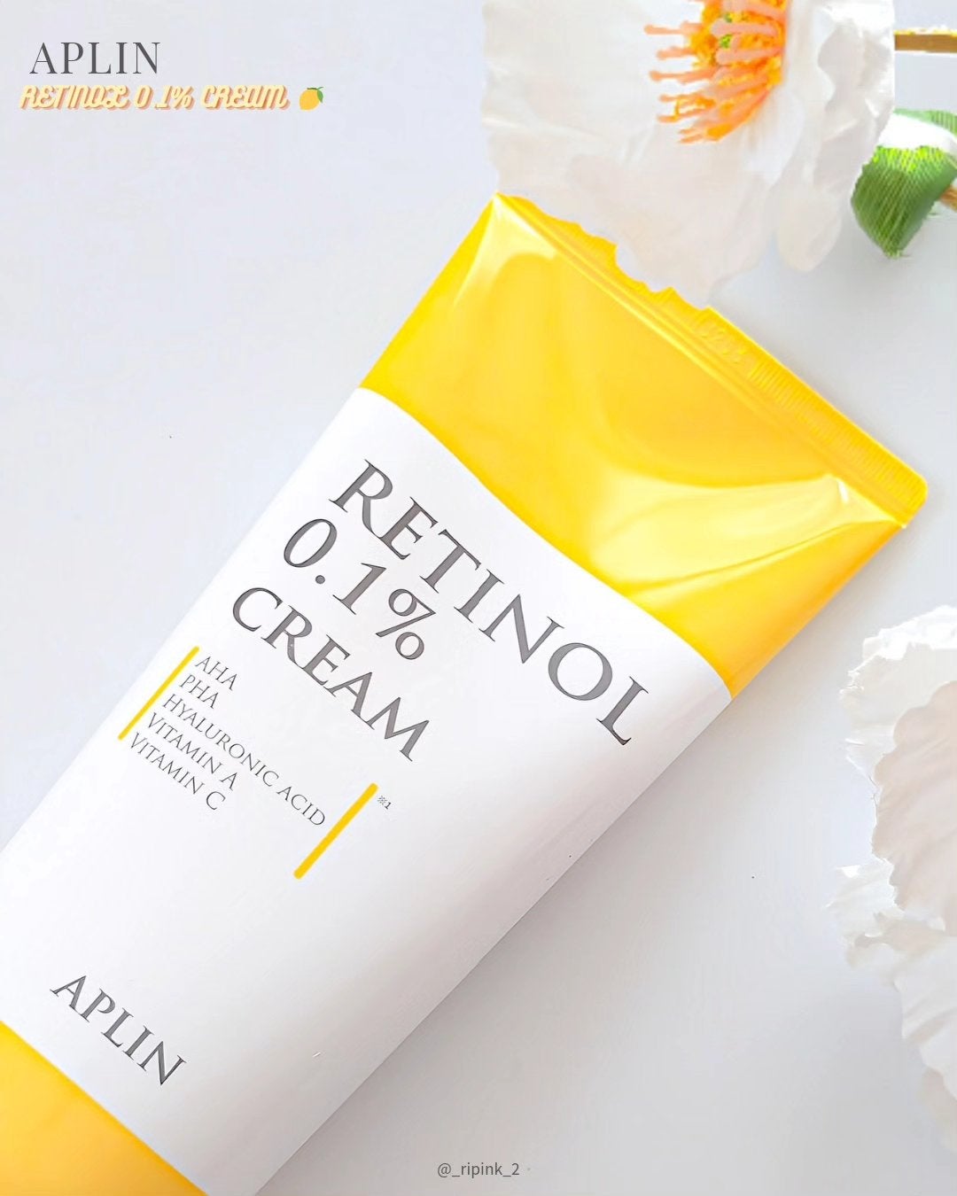レチノール0.1クリーム/APLIN/フェイスクリームを使ったクチコミ(3枚目)