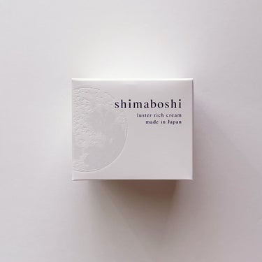 ラスターリッチクリーム/shimaboshi/フェイスクリームを使ったクチコミ（2枚目）