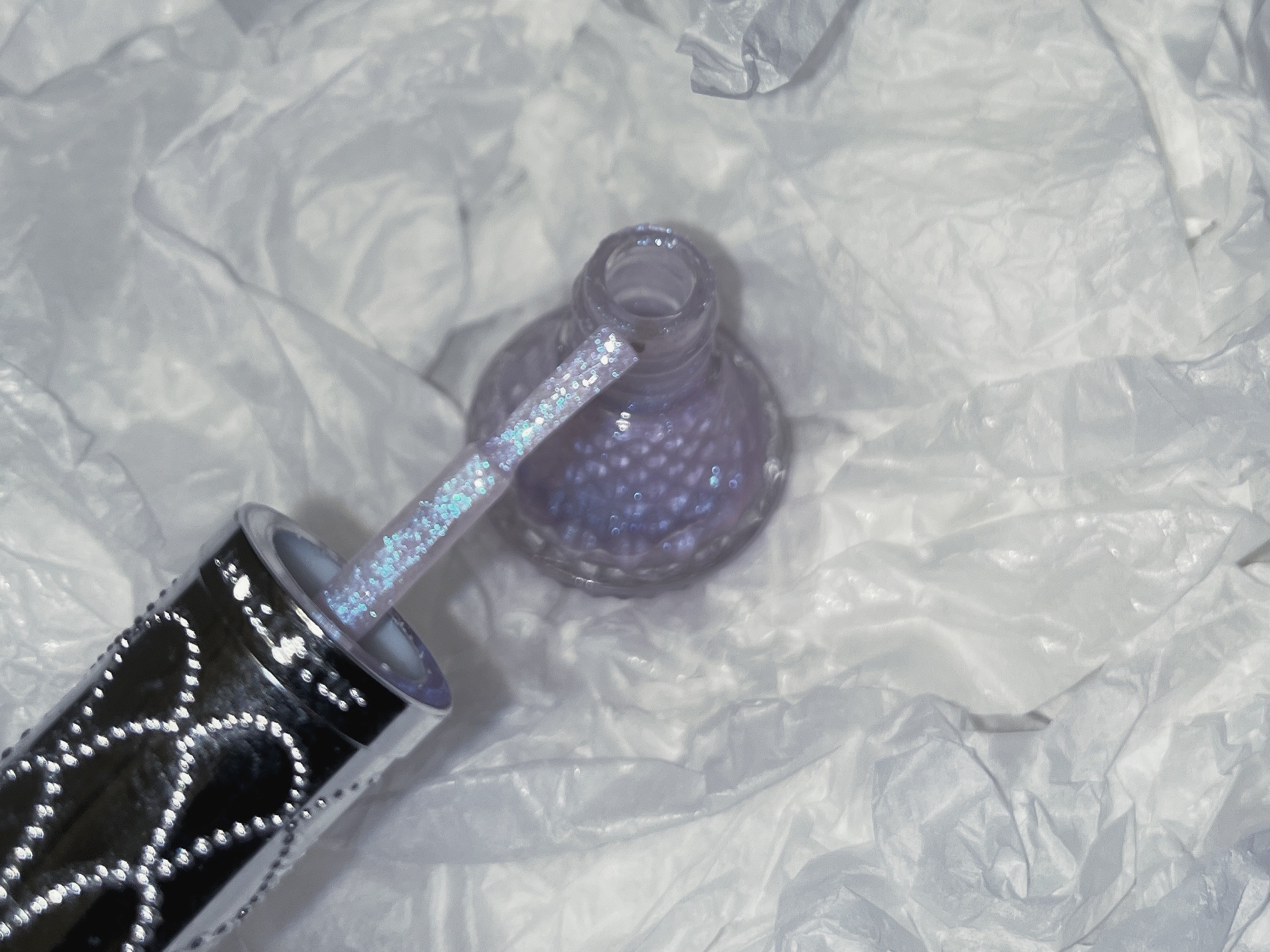 フレグラント ネイルラッカー 11 heavenly blue/JILL STUART/マニキュアを使ったクチコミ（2枚目）