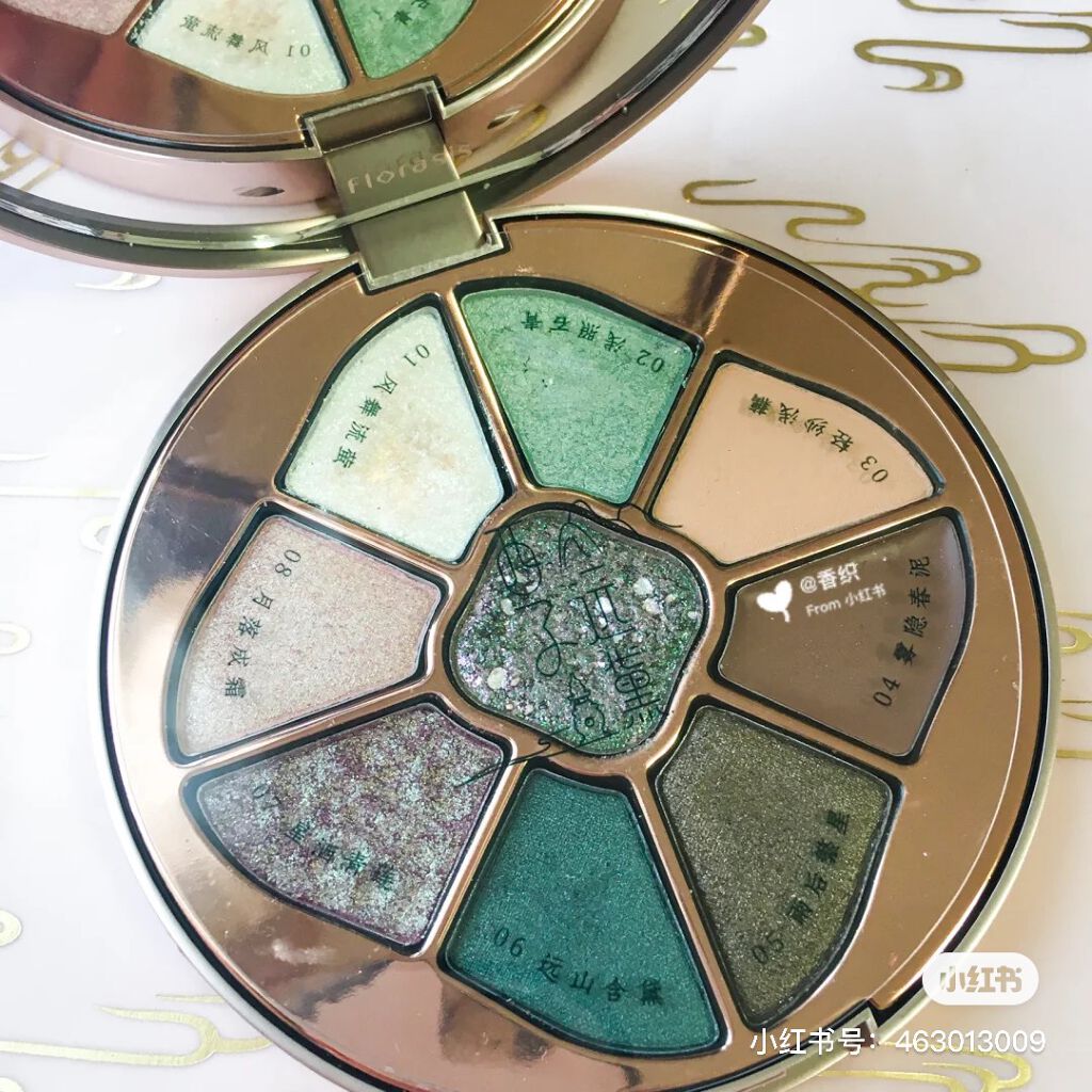 九色パールアイシャドウパレット/花西子/アイシャドウパレットを使ったクチコミ(2枚目)