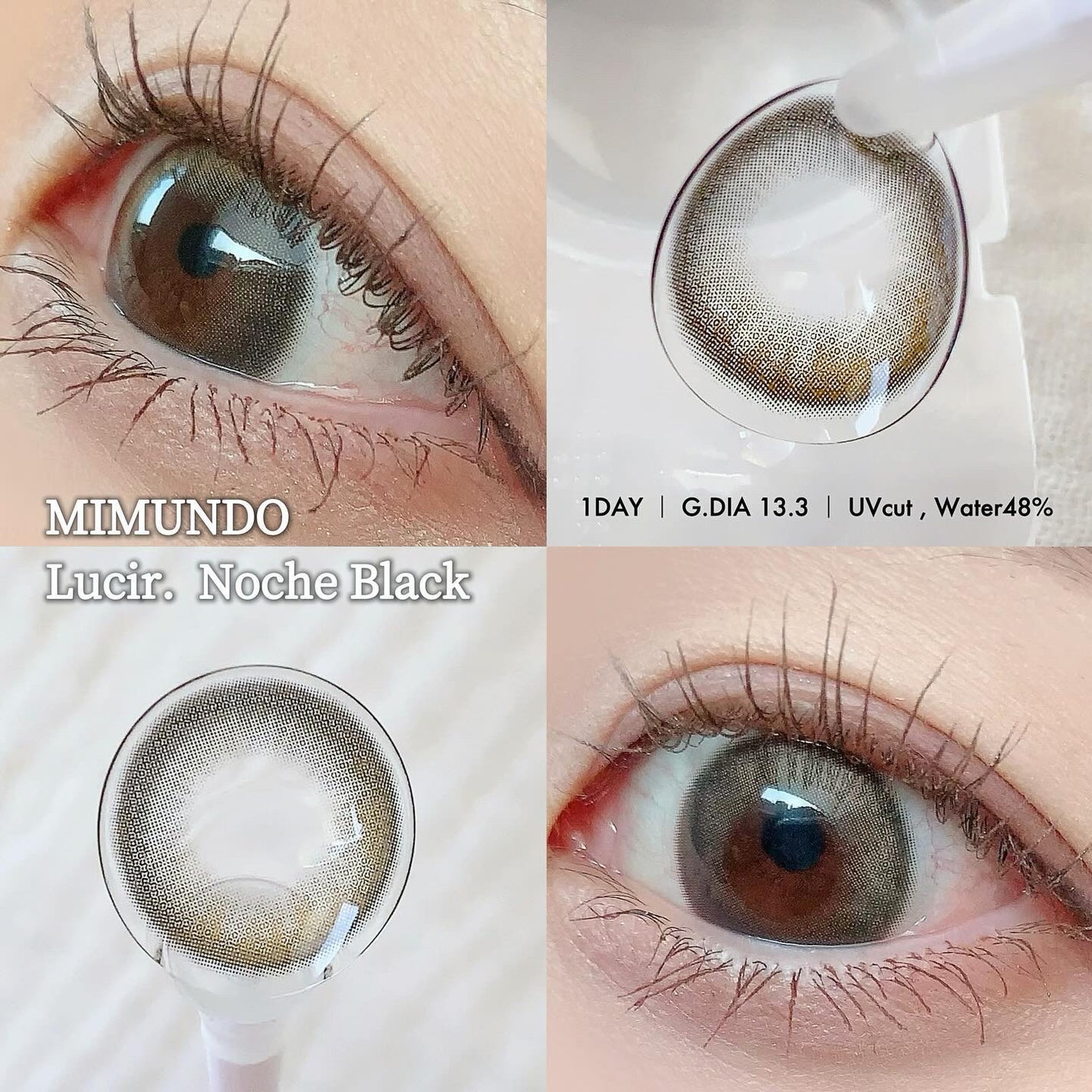 Lucir 1Day/mimundo/カラーコンタクトレンズを使ったクチコミ(2枚目)