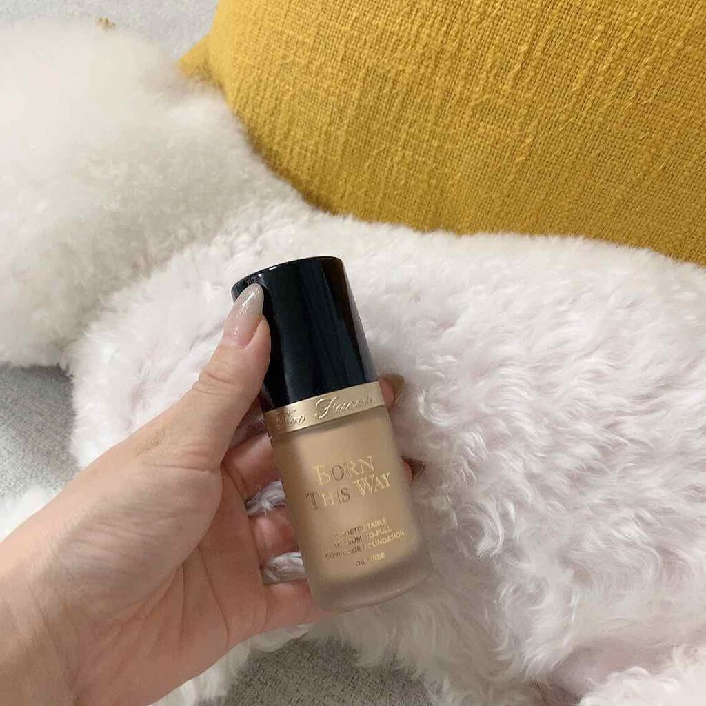 ボーン ディス ウェイ アンディテクタブル ミディアム/フルカバレッジ ファンデーション/Too Faced/リキッドファンデーションを使ったクチコミ(3枚目)