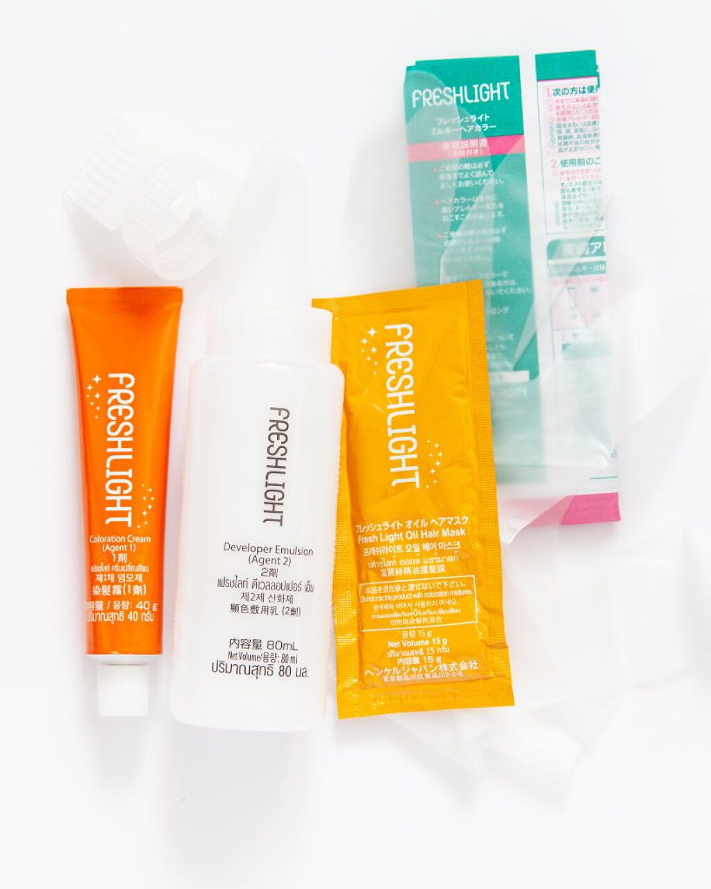 ミルキーヘアカラー/フレッシュライト/ヘアカラーを使ったクチコミ（3枚目）