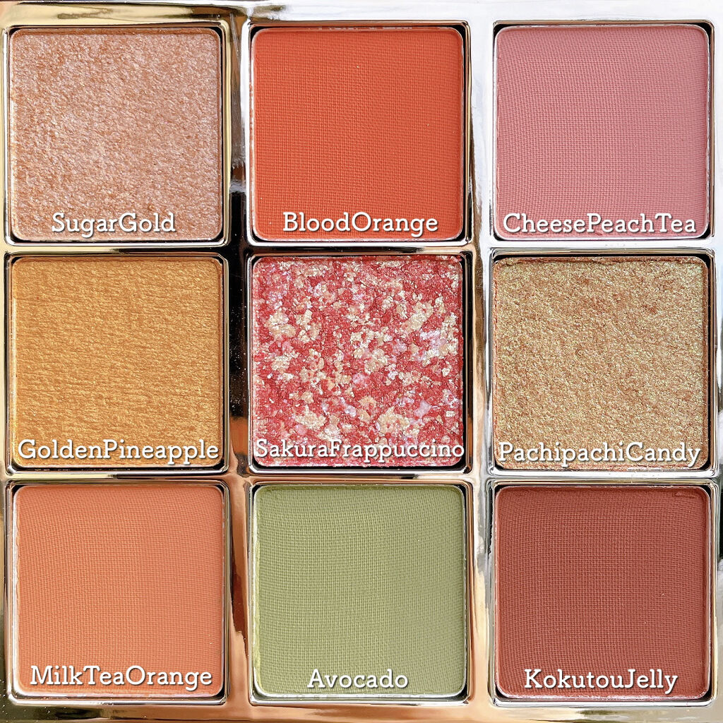 長相思シリーズ 9色アイシャドウパレット/CATKIN/アイシャドウパレットを使ったクチコミ（2枚目）