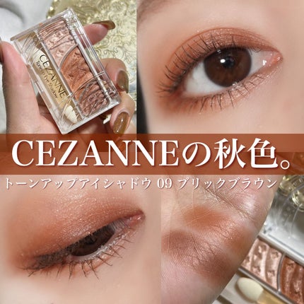トーンアップアイシャドウ/CEZANNE/アイシャドウパレットを使ったクチコミ(1枚目)