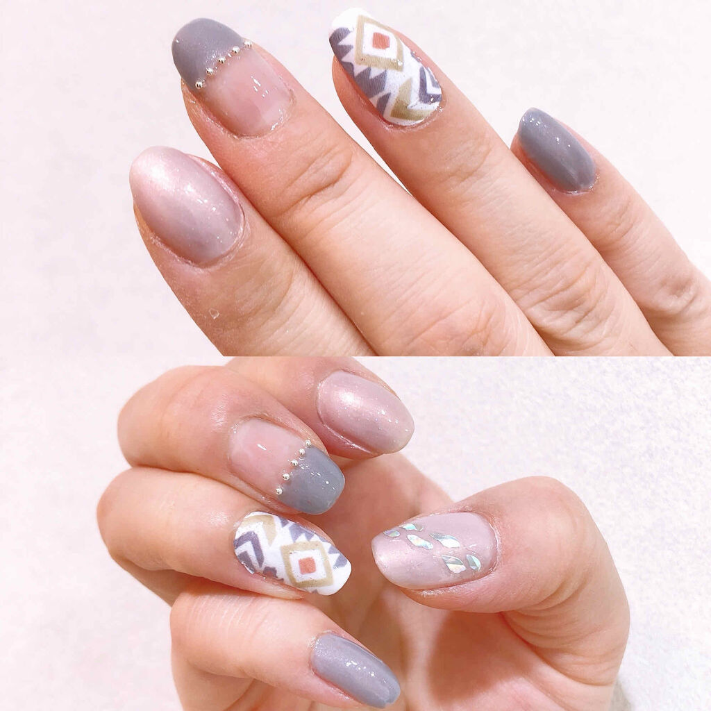 ナチュラルネイルカラーN 113 コズミックシャワー/デュカート/マニキュアを使ったクチコミ（2枚目）