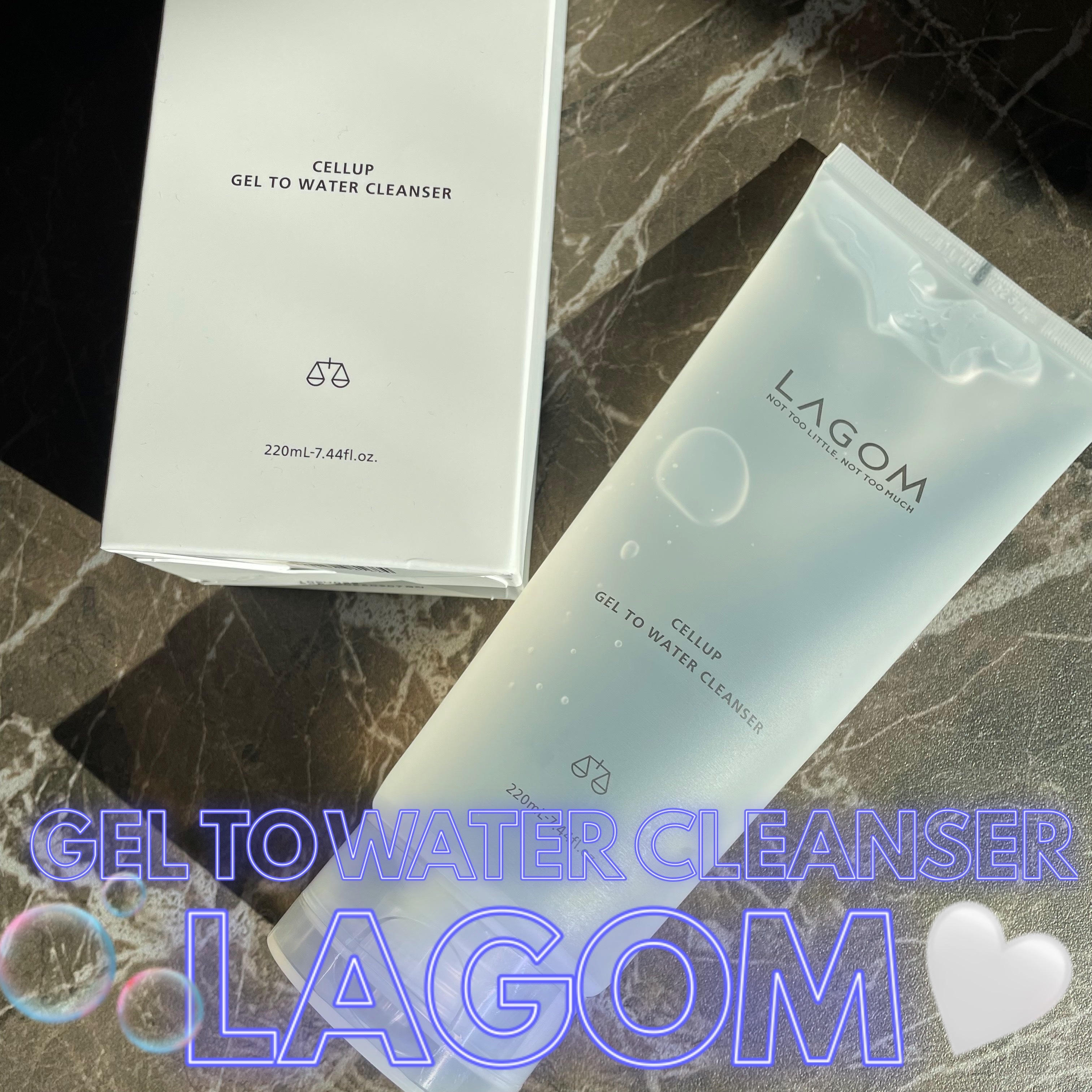 ラゴム ジェルトゥウォーター クレンザー(朝用洗顔)/LAGOM /その他洗顔料を使ったクチコミ（1枚目）