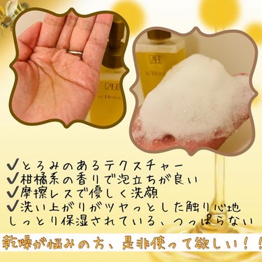 はちみつスキンケア FACE WASH AH GEL/AI HONEY /洗顔フォームを使ったクチコミ（2枚目）