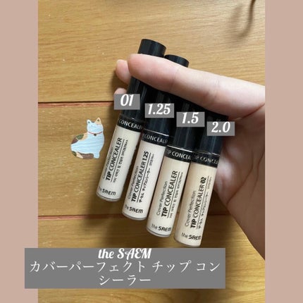 カバーパーフェクション チップコンシーラー/the SAEM/リキッドコンシーラーを使ったクチコミ(1枚目)