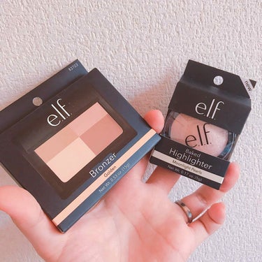 ベイクドハイライター/e.l.f. Cosmetics/パウダーハイライトを使ったクチコミ（1枚目）