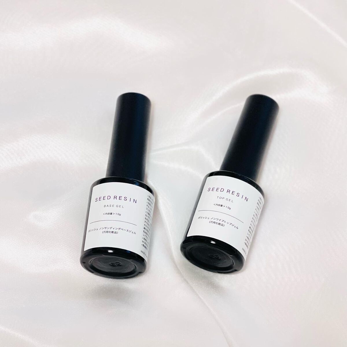 ノンワイプ トップジェル/SEED RESIN/ジェルネイルを使ったクチコミ(1枚目)